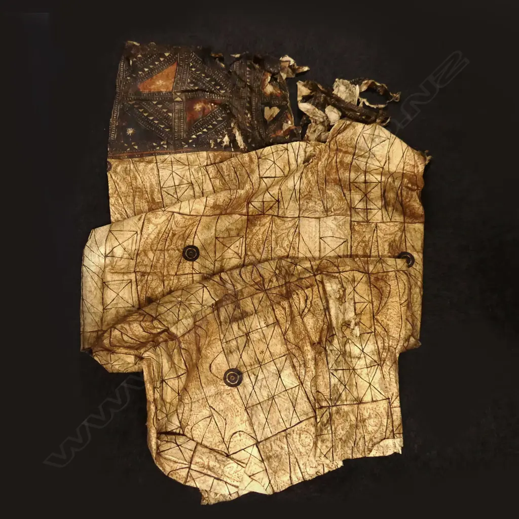 Very large Samoan Tapa cloth, Image 1++